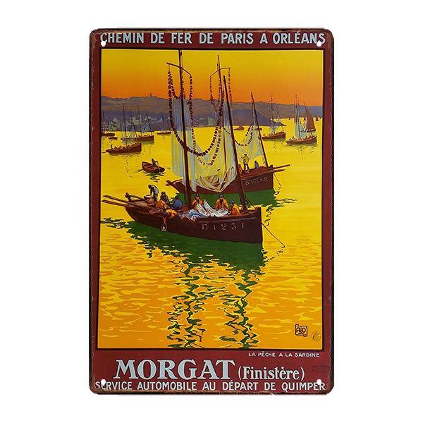 morgat-ancienne-plaque-publicitaire morgat ancienne plaque publicitaire