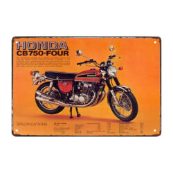 plaque publicitaire 750 honda four