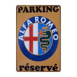 plaque publicitaire alfa romeo