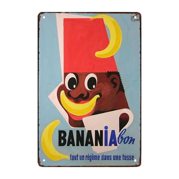 plaque-publicitaire-ancienne-banania plaque publicitaire ancienne banania