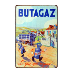plaque publicitaire butagaz