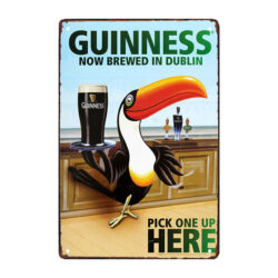 plaque publicitaire guinness