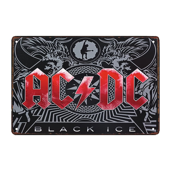 plaque-metal-acdc plaque métal acdc