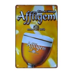 plaque métal affligem