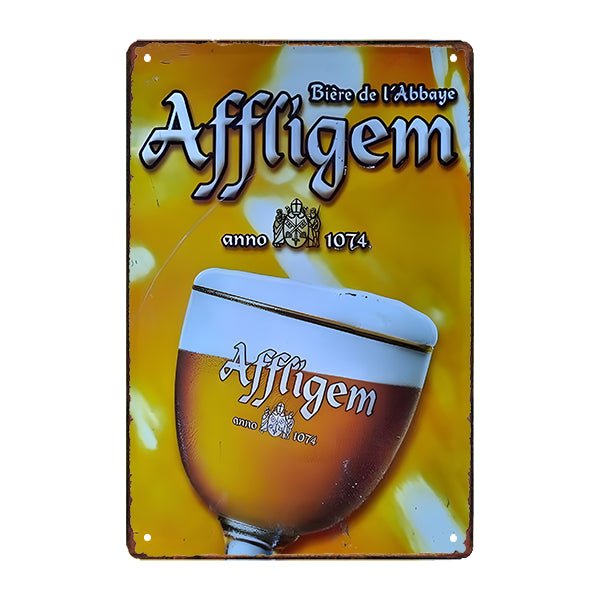 plaque-metal-affligem plaque métal affligem