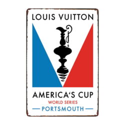 plaque métal america cup