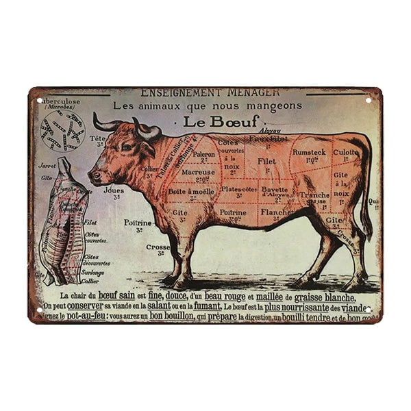 plaque-metal-ancienne-boucherie plaque métal ancienne boucherie