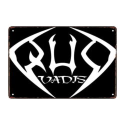 plaque métal ancienne quo vadis