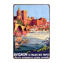 plaque métal avignon