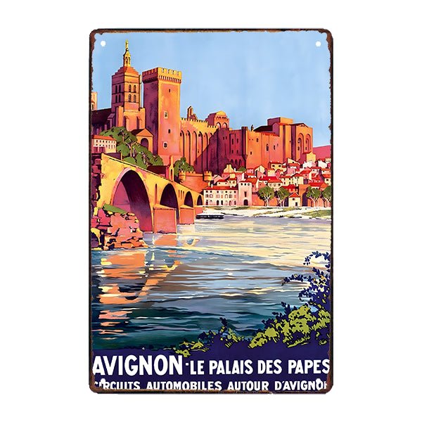 plaque-metal-avignon plaque métal avignon