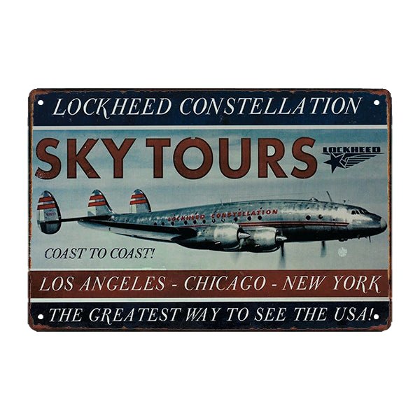 plaque-metal-avion plaque métal avion
