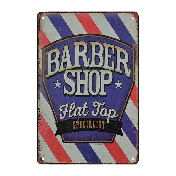 plaque-metal-barbier plaque métal barbier