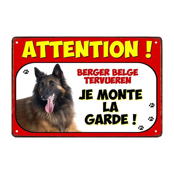 plaque-metal-berger-belge plaque métal berger belge