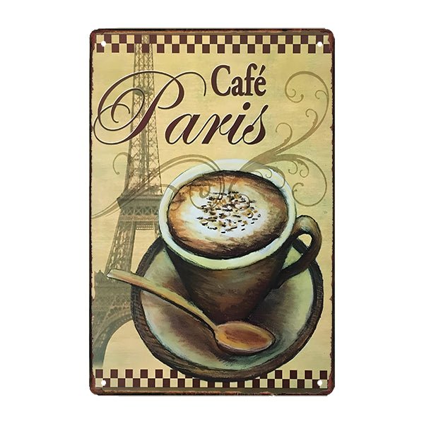 plaque-metal-bistrot-cafe plaque métal bistrot cafe