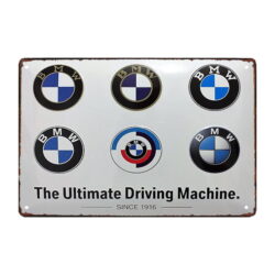 plaque métal bmw