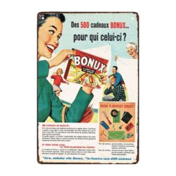 plaque métal bonux
