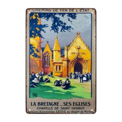 plaque métal bretagne