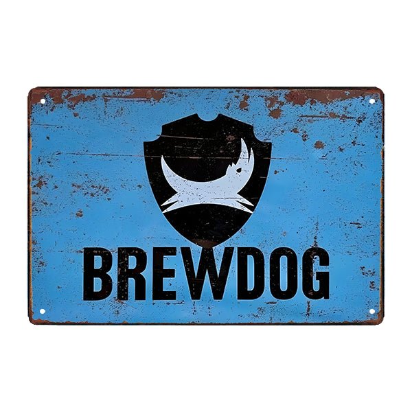 plaque-metal-brewdog plaque métal brewdog