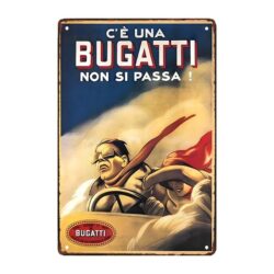 plaque métal bugatti