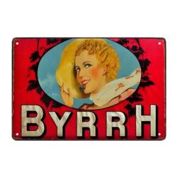 plaque métal byrrh