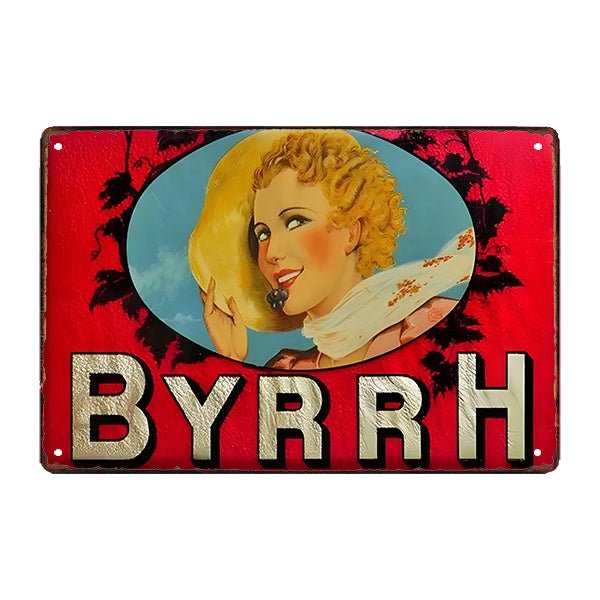 plaque-metal-byrrh plaque métal byrrh