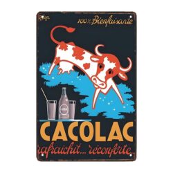 plaque métal cacolac