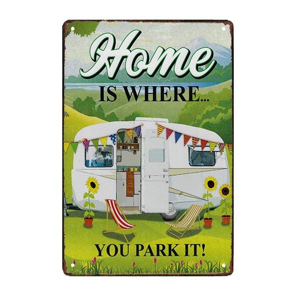 plaque-metal-camping-car plaque métal camping car