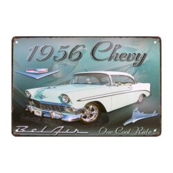 plaque métal chevy