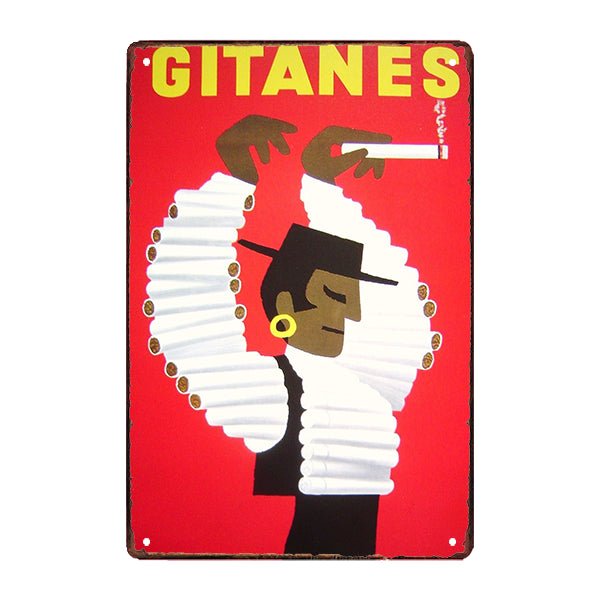 plaque-metal-cigarette plaque métal cigarette