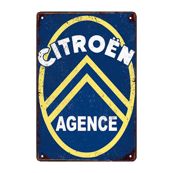 plaque-metal-citroen plaque métal citroen