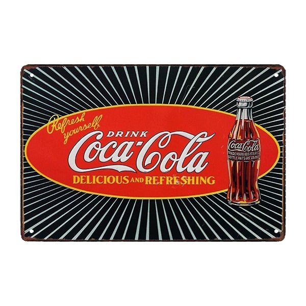 plaque-metal-coca-cola-2007 plaque métal coca cola 2007