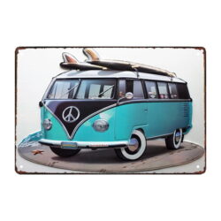 plaque métal combi vw
