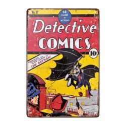 plaque métal comics