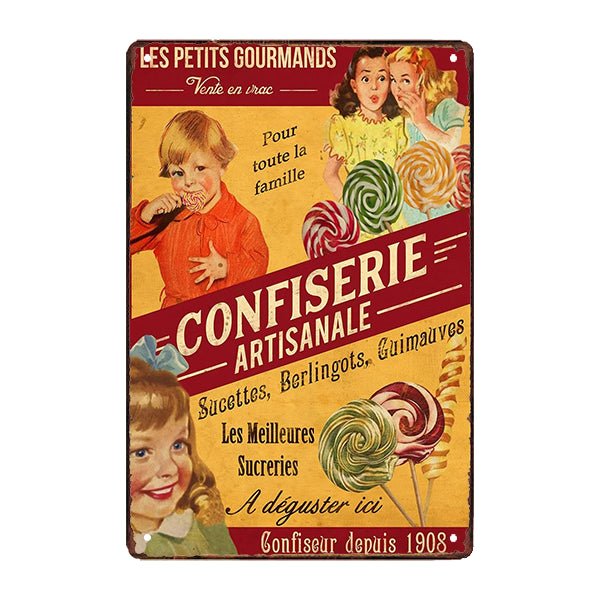plaque-metal-confiserie plaque métal confiserie