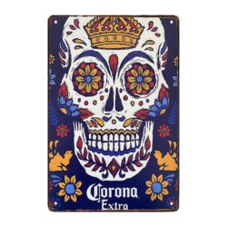 plaque métal corona