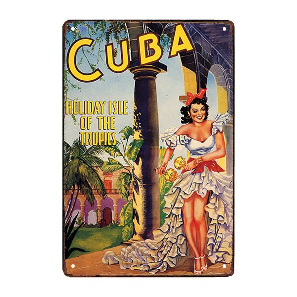 plaque-metal-cuba plaque métal cuba