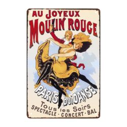 plaque métal danse