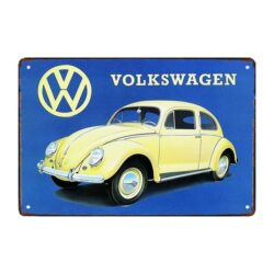 plaque métal déco beetle