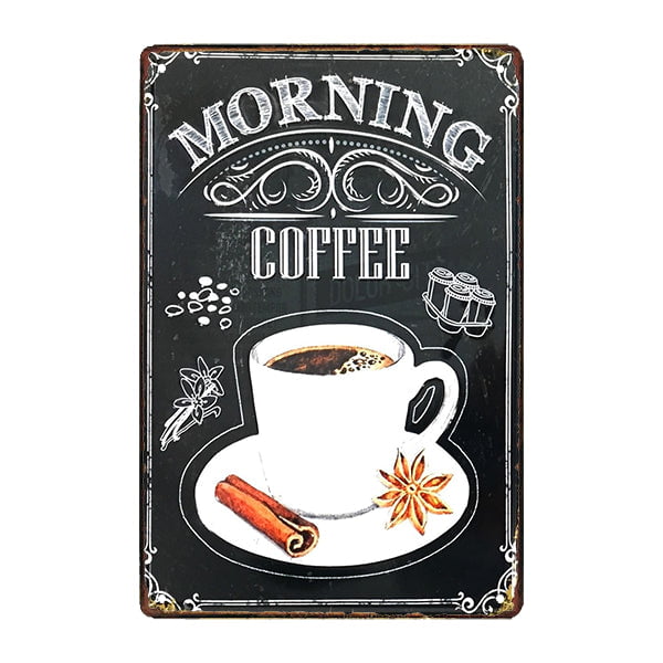 plaque-metal-deco-cafe plaque métal déco café