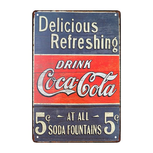 plaque-metal-deco-coca-cola plaque métal déco coca cola