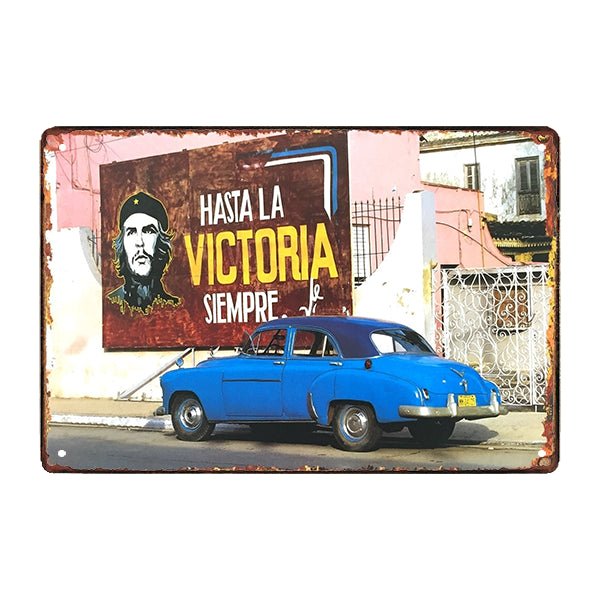 plaque-metal-deco-cuba plaque métal déco cuba