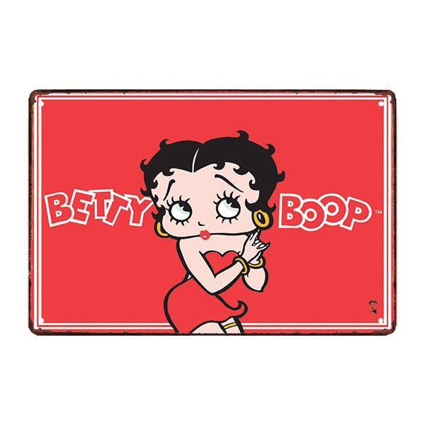 plaque-metal-deco-cuisine-betty-boop Plaque Métal Déco Cuisine Betty Boop