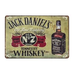plaque métal déco jack daniels