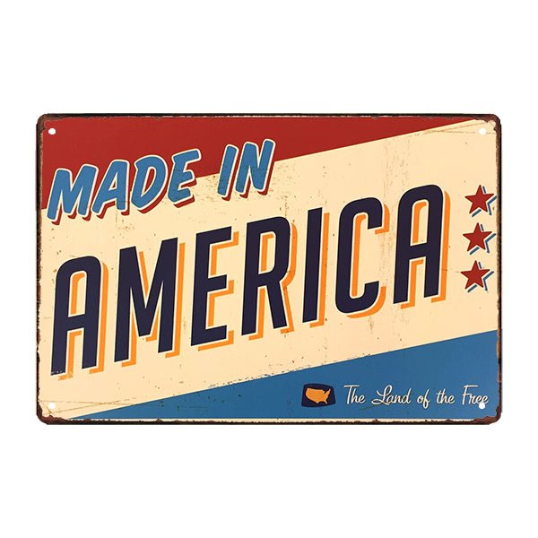 plaque-metal-deco-usa plaque métal déco usa
