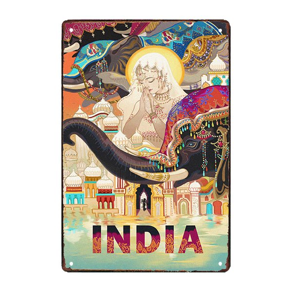 plaque-metal-decorative-india plaque métal décorative india