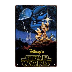 plaque métal disney star wars