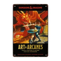 plaque métal donjons et dragons