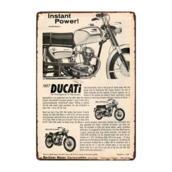 plaque métal ducati