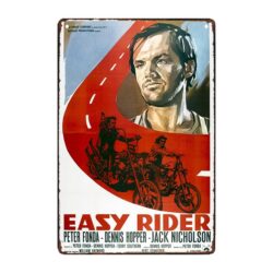 plaque métal easy rider