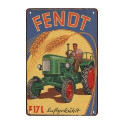 plaque métal fendt